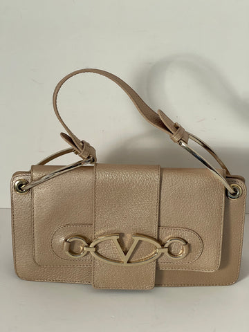 Valentino Metallic Leather Bag (AB)