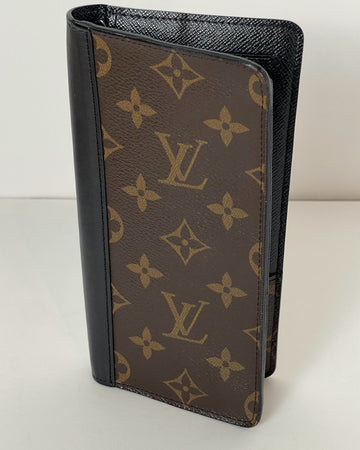 Louis Vuitton Macassar Bi-fold Long  Wallet (A)