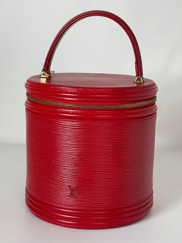 Louis Vuitton Vanity Cannes Epi Buccket Bag (B+)