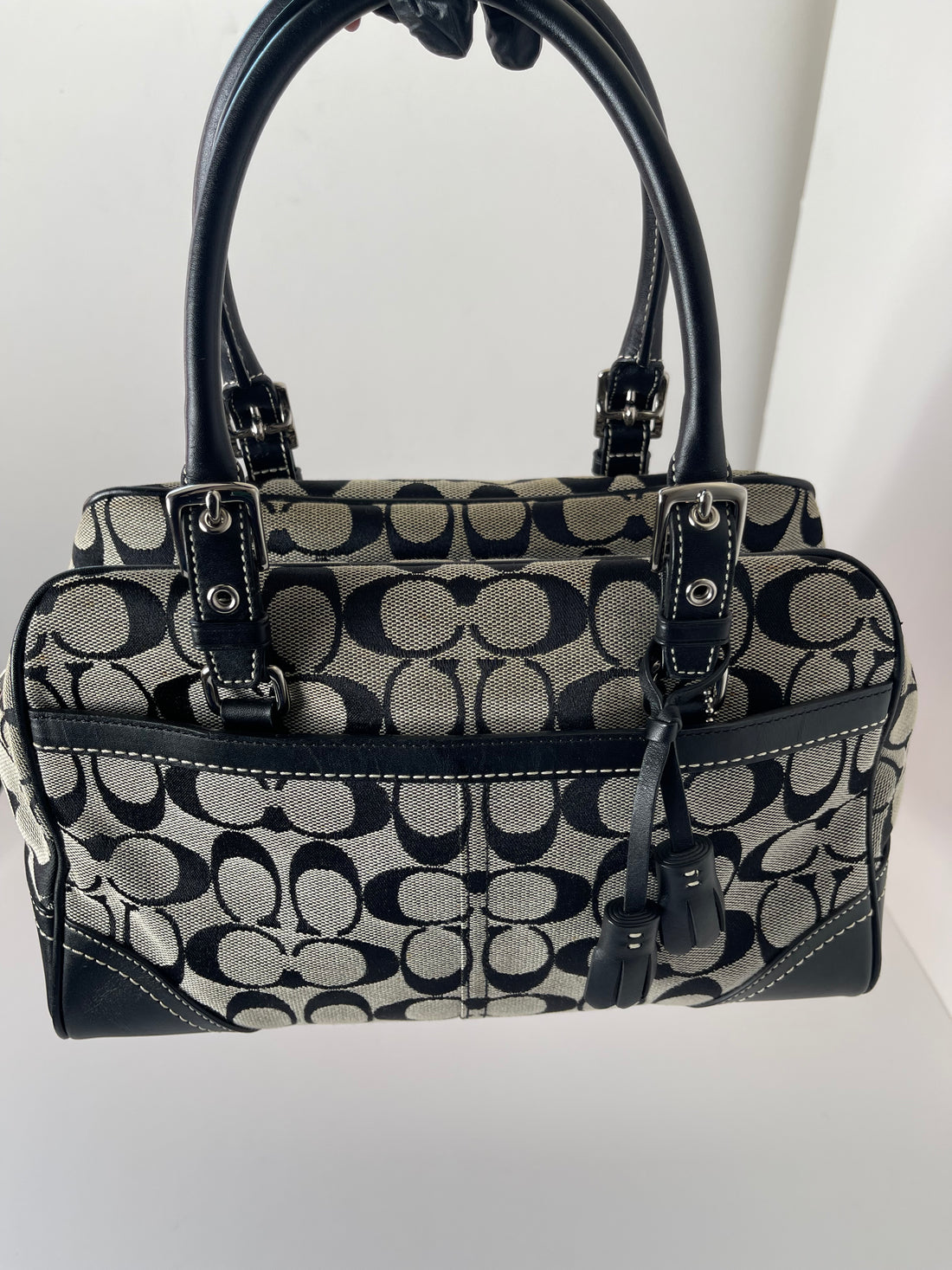 Coach Signature Soufflette Canvas Bag (B+)