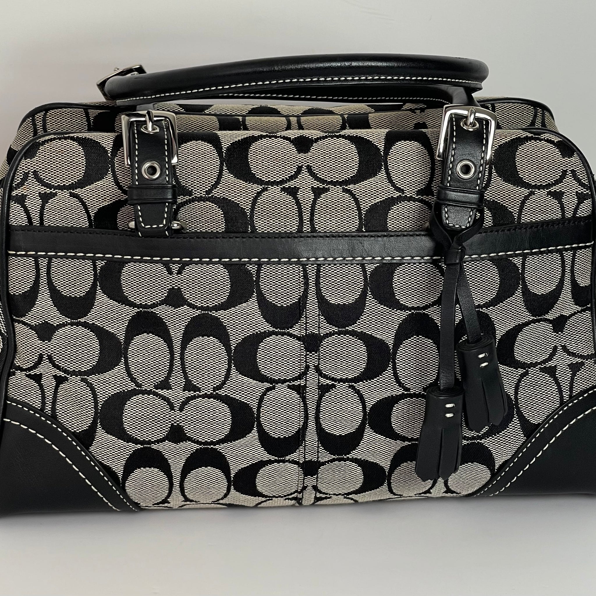 Coach Signature Soufflette Canvas Bag (B+)